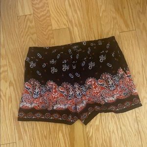 Paisley shorts
